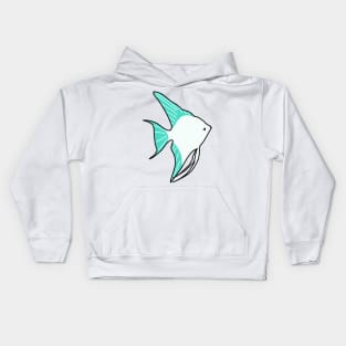 Platinum Angelfish Kids Hoodie